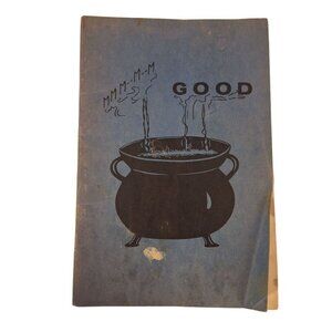 1962 Crievewood Methodist Church Nashville Cook Book Blue Couldron Pot Womens